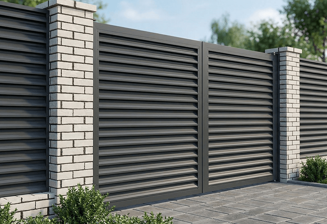 Poarta Batanta Jaluze  — Chocolate brown, Anthracite grey, Stone grey