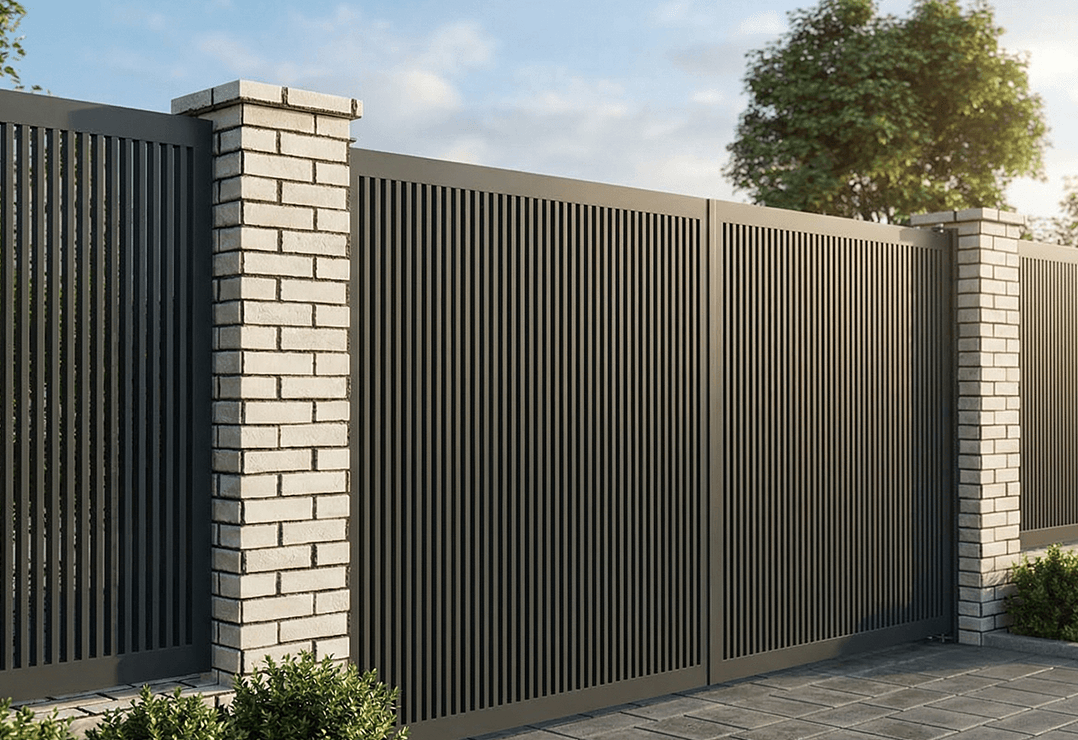 Poartă Batantă Profile Verticale INSIDE — Jet black, Stone grey, Basalt grey