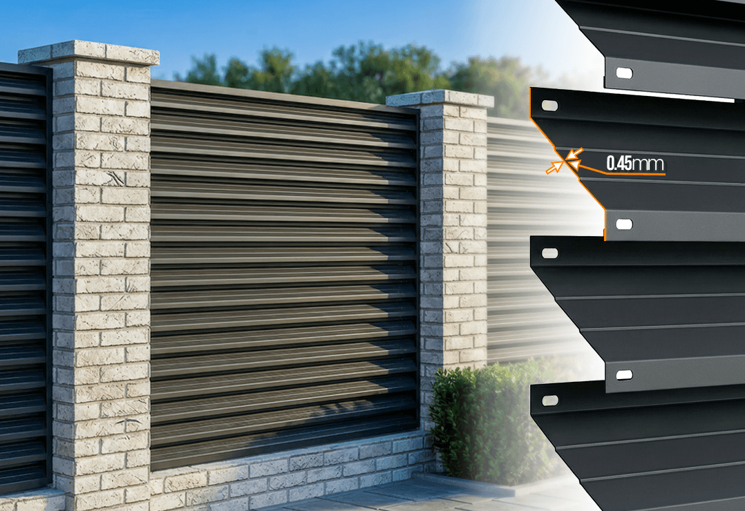 Gard Jaluze - 0.45mm — Anthracite grey, Chocolate brown, Stone grey