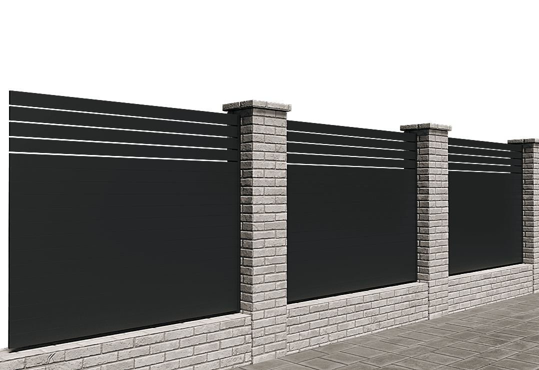 Gard Profilat Orizontal MIX