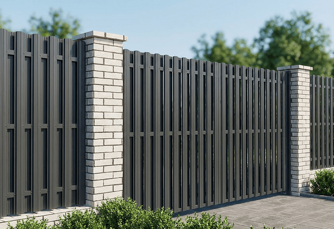 Poartă Batantă Șipcă — Chocolate brown, Anthracite grey, Stone grey