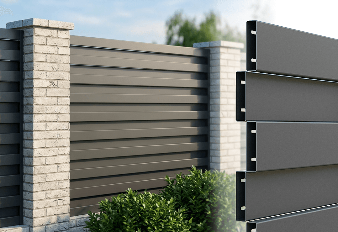 Gard Profilat Orizontal DUBLU