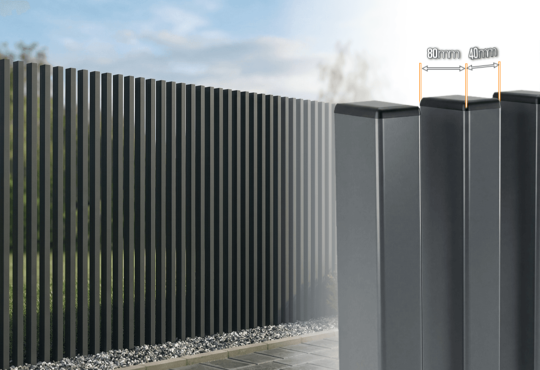 Gard Profilat LUX 80X40