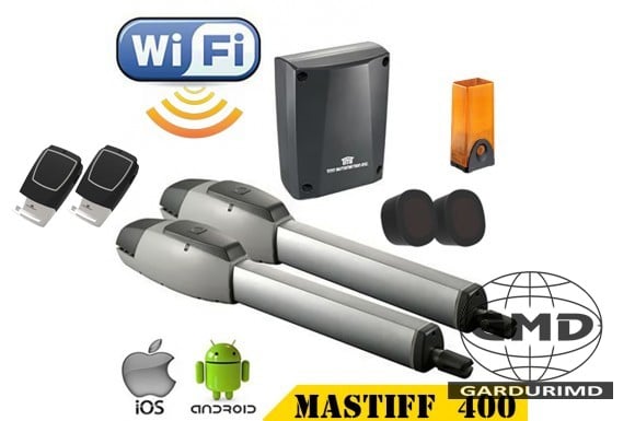 Set automatizare porți batante MASTIFF 400