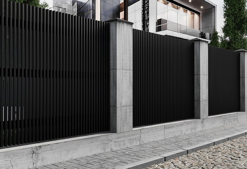 Gard Jaluze Vertical GJ/40 — Design Clasic cu Lamele Verticale - 1