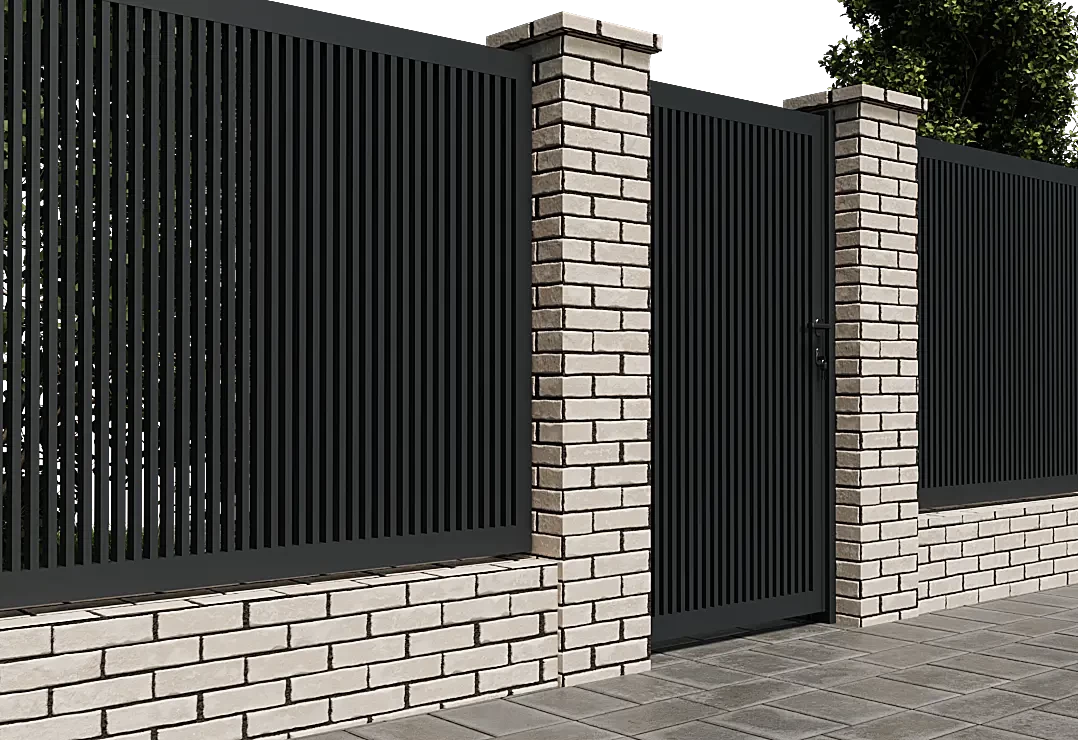 Portiță Profile Verticale INSIDE — Jet black, Stone grey, Basalt grey