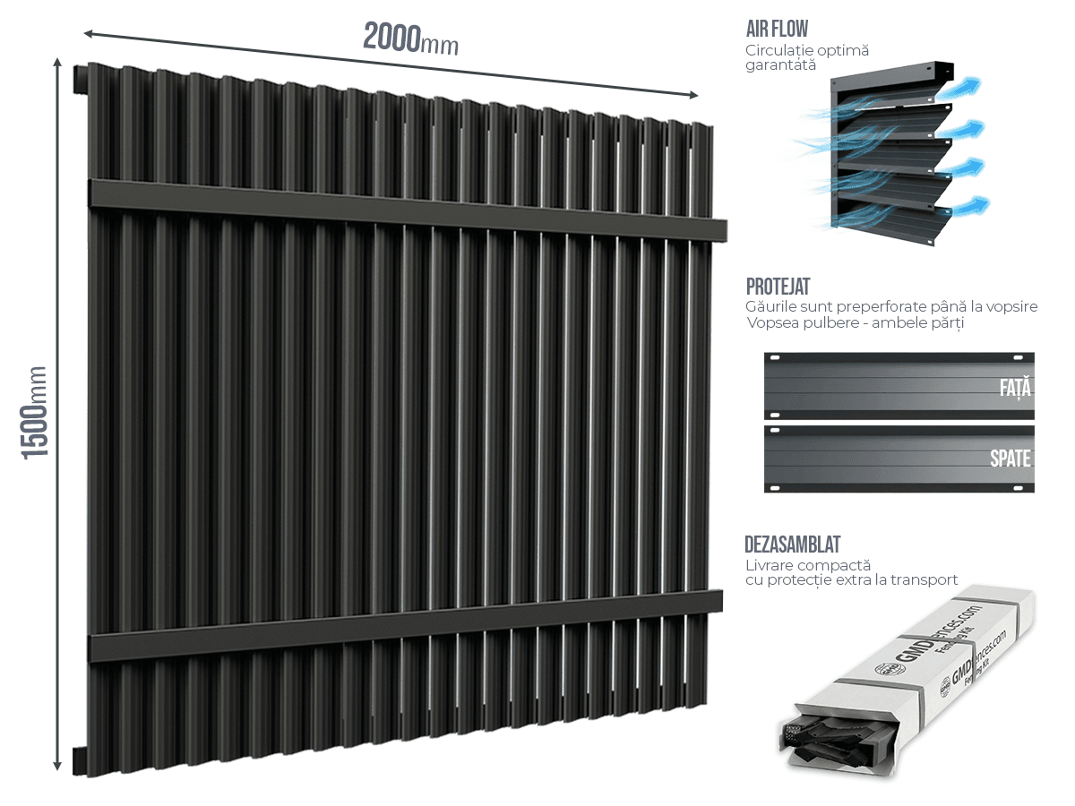 Gard Jaluze Vertical GJ/40 - Gard Jaluze Vertical GJ/40 Model-250