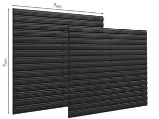 Gard Sipca Orizontal 111 — Dimensiuni la COMANDA Stone grey