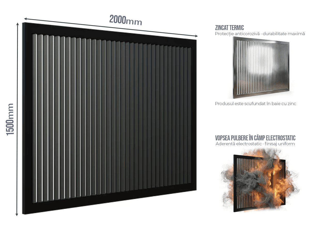 Gard Profilat INSIDE U-45 PAS 10 - Gard Profilat INSIDE U-45 PAS 10