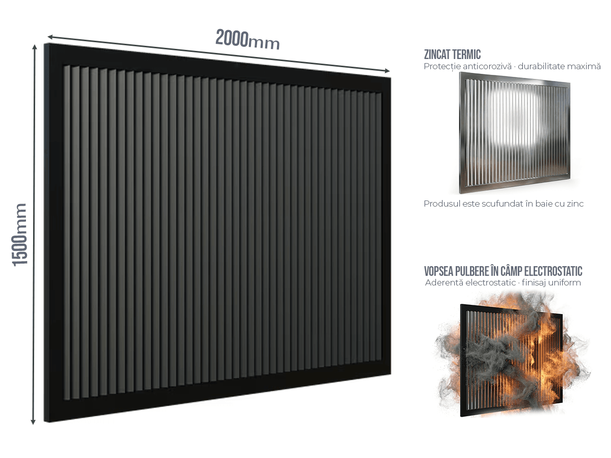 Gard Profilat INSIDE U-45 PAS 5 - Gard Profilat INSIDE U-45 PAS 5