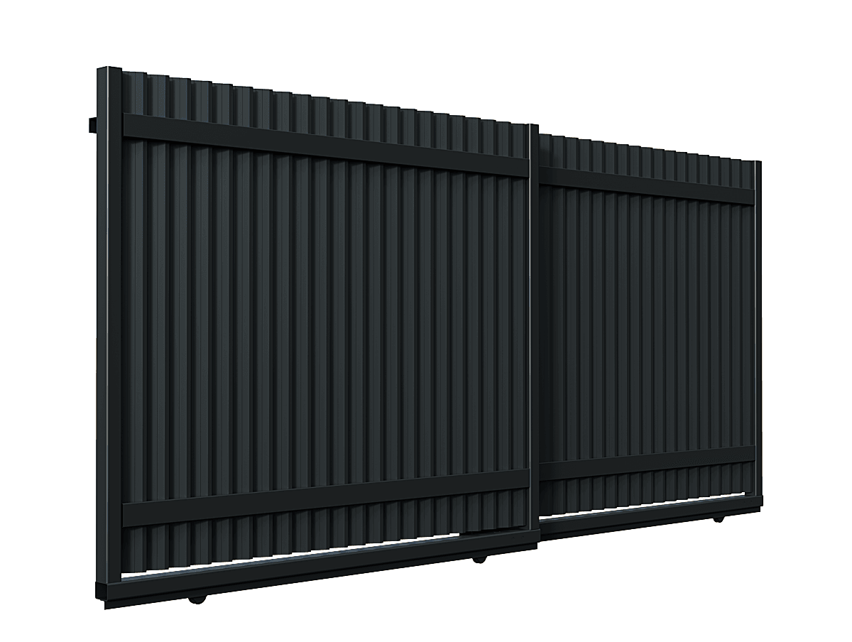 Poartă Glisantă Telescopică Jaluze Verticale - Poartă Glisantă Telescopică Jaluze Verticale la COMANDĂ