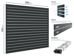 Gard Profilat Orizontal Pas 10