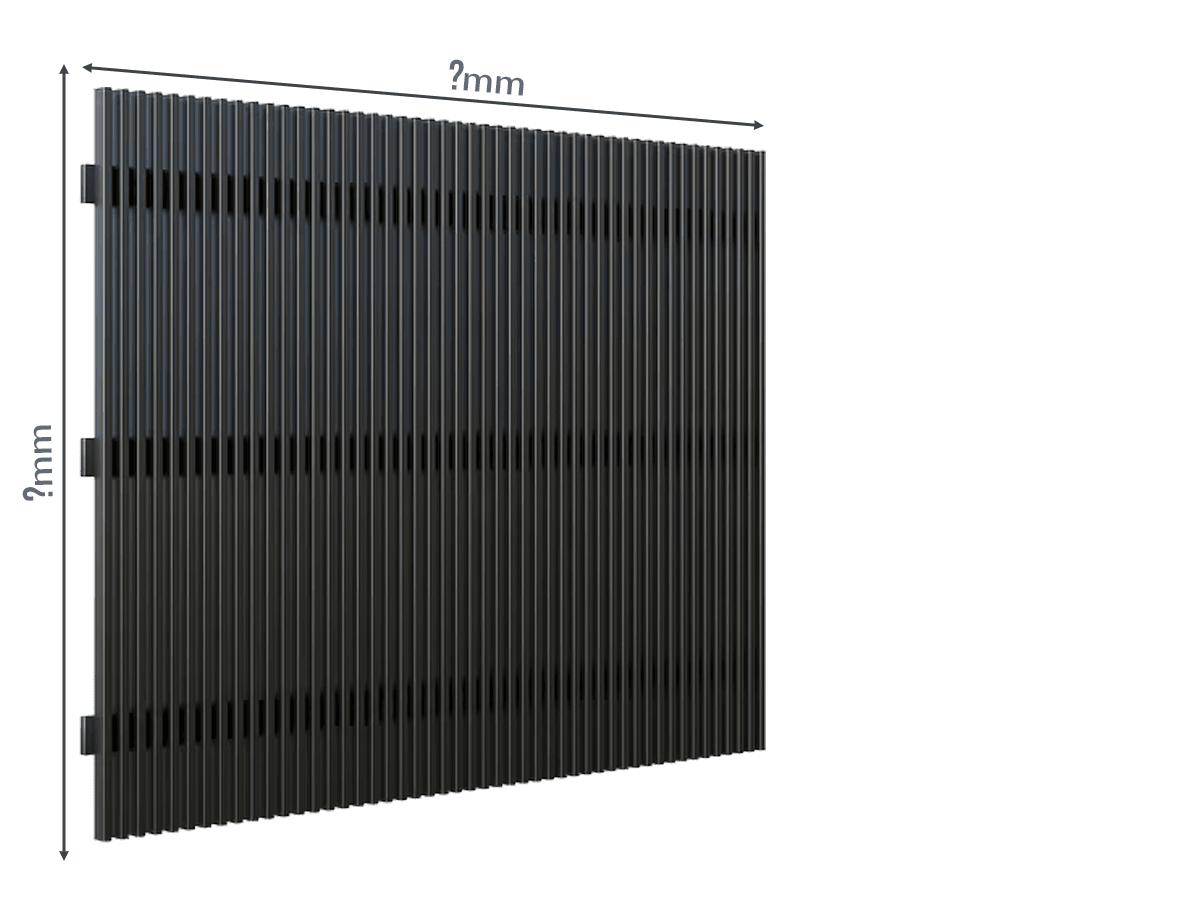 Gard Profilat Verical 40x20 PAS 20 - Dimensiuni la COMANDA