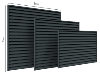 Gard Jaluze 0.7mm — Dimensiuni la COMANDA Stone grey