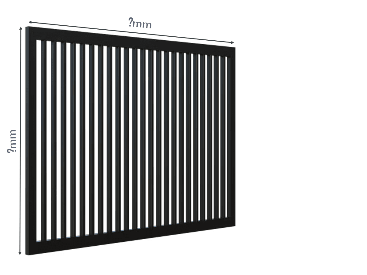 Gard Profilat INSIDE PAS 60 - Dimensiuni la COMANDA