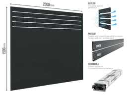 Gard Profilat Orizontal MIX
