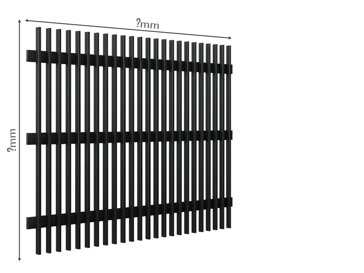 Gard Profilat Verical 40x20 PAS 60 - Dimensiuni la COMANDA