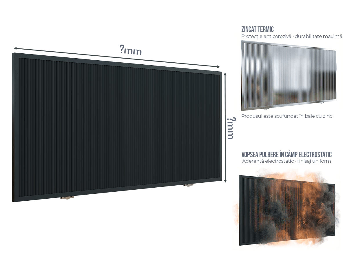 Poartă Glisantă Profile Verticale INSIDE U-45 - Poartă Glisantă Profile Verticale INSIDE U-45 la COMANDĂ