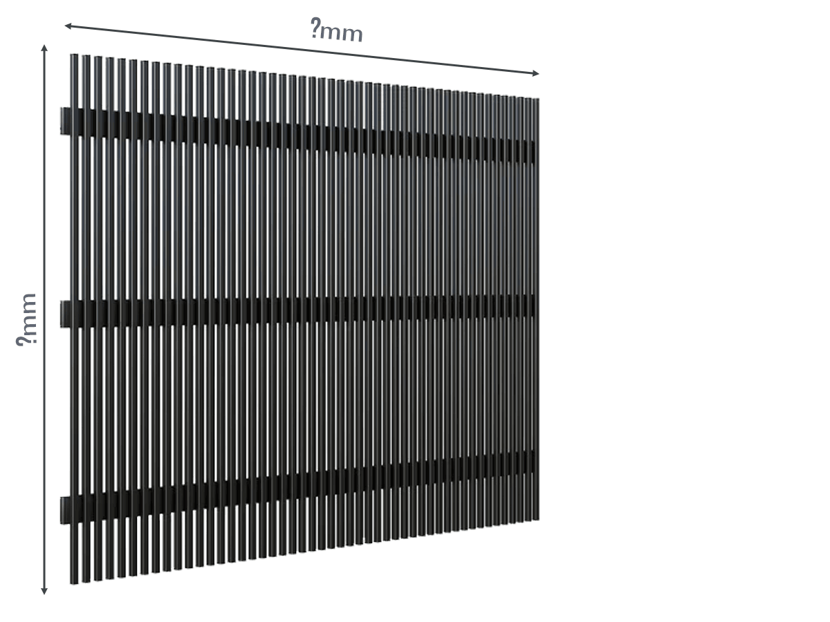 Gard Profilat Vertical 20x20 PAS 20 - Dimensiuni la COMANDA