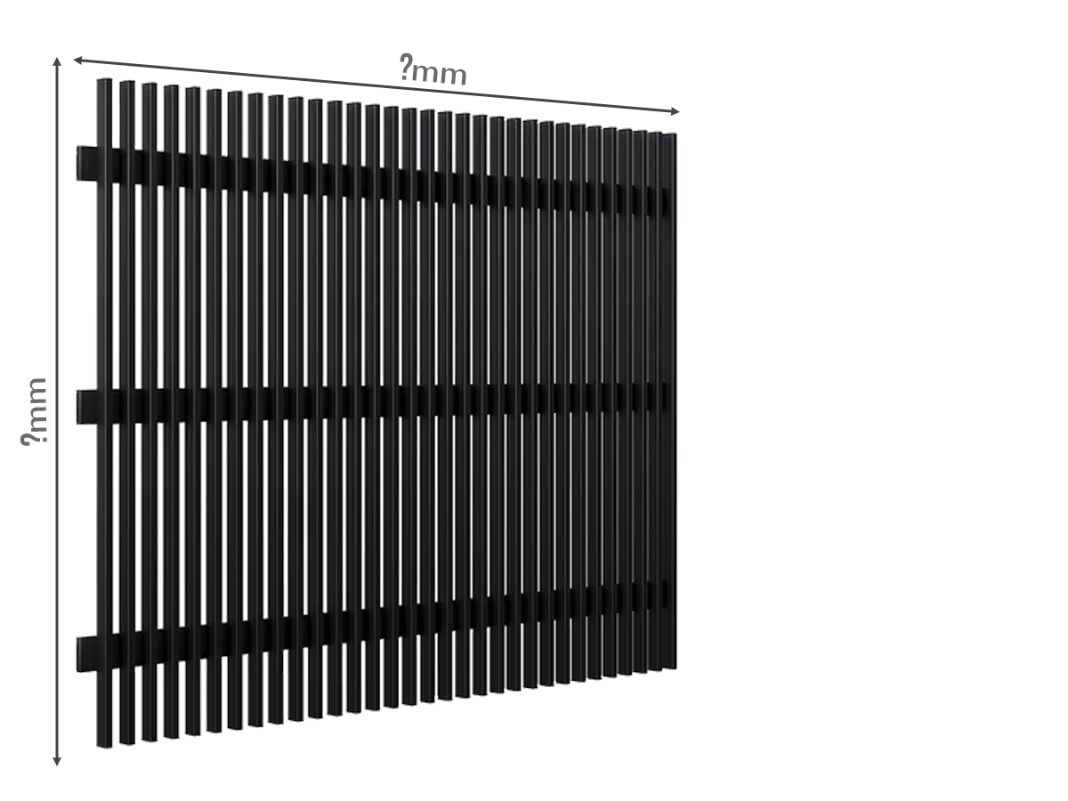Gard Profilat Verical 40x20 PAS 40 - Dimensiuni la COMANDA