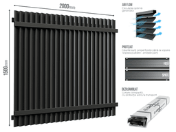 Gard Jaluze Vertical GJ/40 Model-150