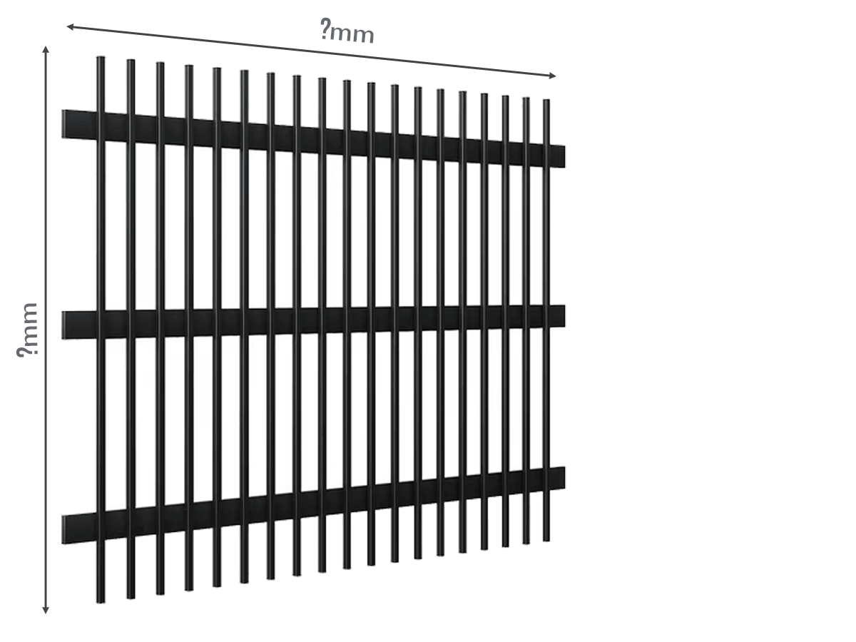 Gard Profilat Vertical 20x20 PAS 99 - Dimensiuni la COMANDA