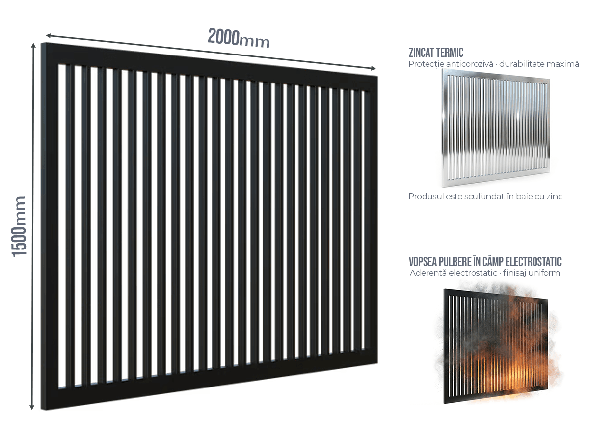 Gard Profilat INSIDE PAS 60 - Gard Profilat INSIDE PAS 60