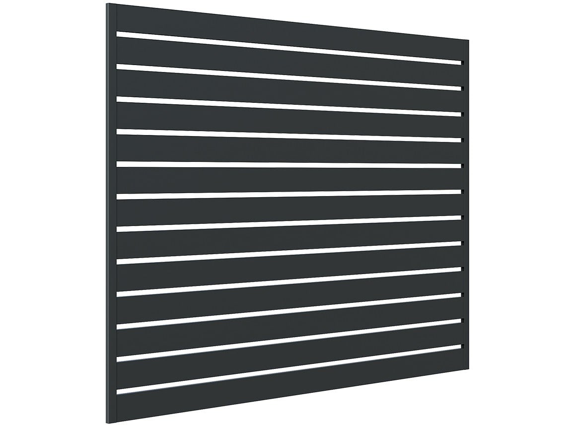 Gard Profilat Orizontal 100mm — Gard Profilat Orizontal Pas 20 Anthracite grey