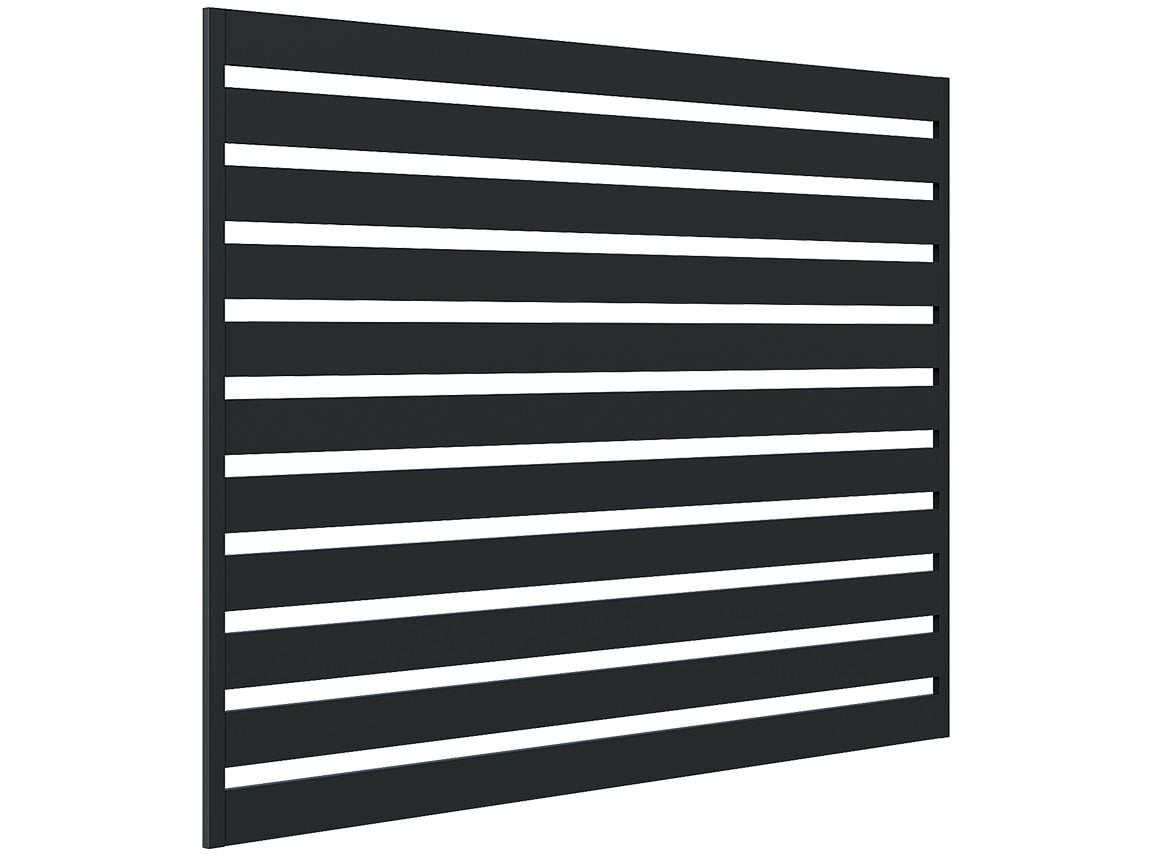 Gard Profilat Orizontal 100mm — Gard Profilat Orizontal Pas 40 Anthracite grey